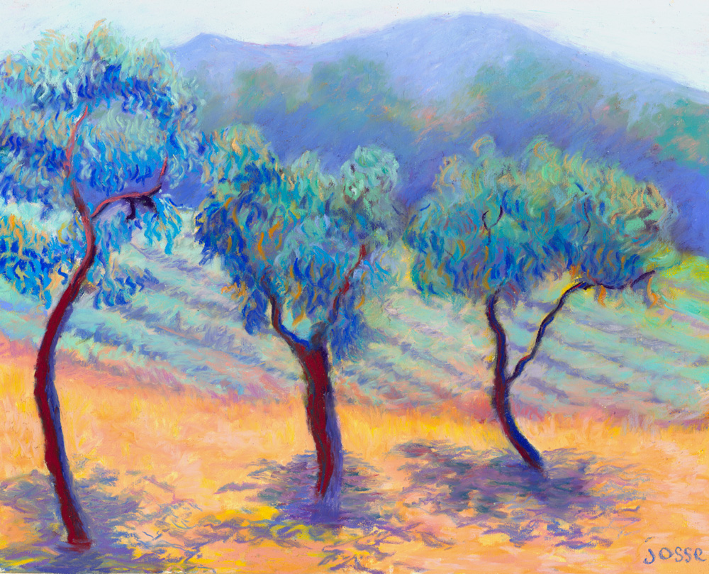 Etoile Trees painting by Josse Ford